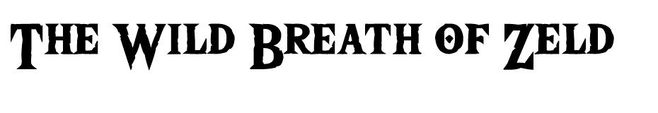 legend of zelda breath of the wild letters font legend of zelda breath of the wild letters font