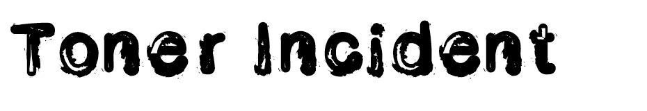 Toner Incident Font font