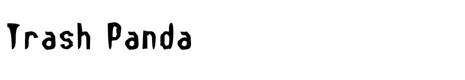 Trash Panda Font font