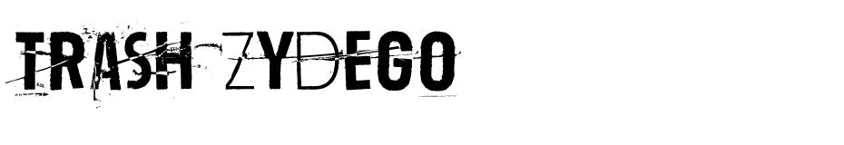 Trash Zydego Font font