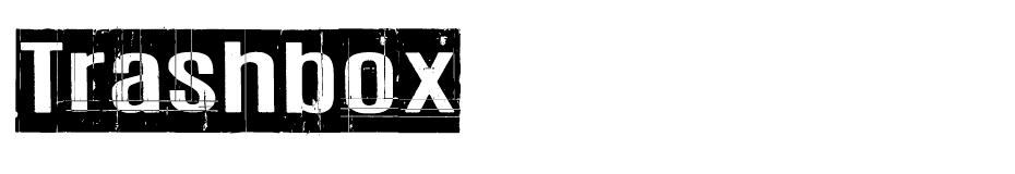 Trashbox Font font