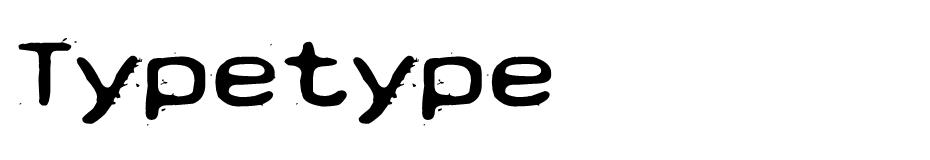 Typetype Font font