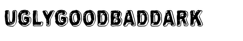 Uglygoodbad Font Family font