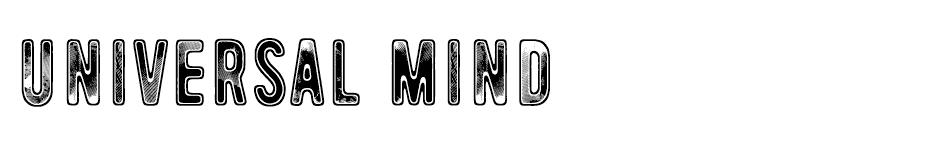 Universal Mind Font font