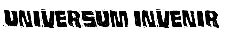 Universum Invenire Font font