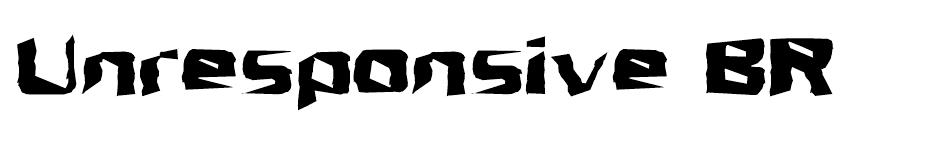 Unresponsive BRK Font font