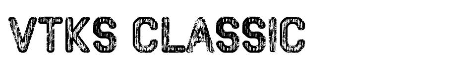 VTKS CLASSIC Font font