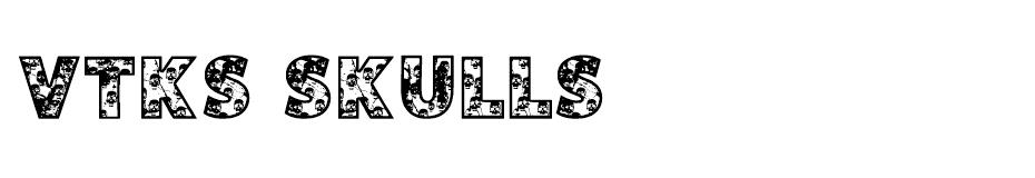 VTKS SKULLS Font font