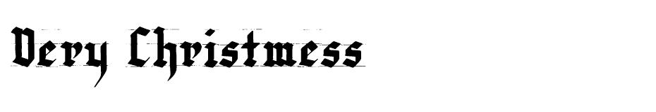 Very Christmess Font font