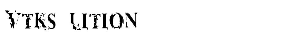 Vtks Demolition Font font