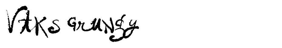 Vtks Grungy Font font