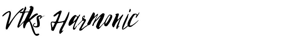 Vtks Harmonic Font font