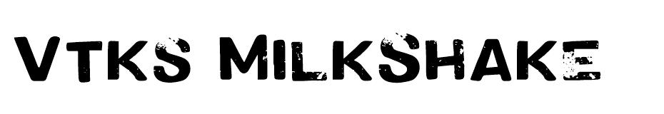Vtks MilkShake Font font