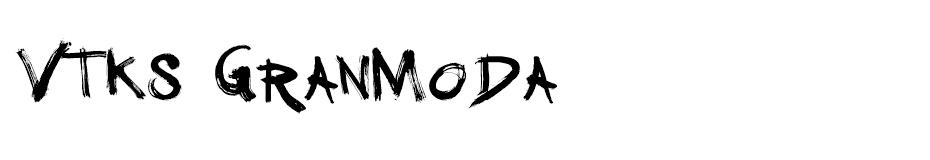 Vtks GranModa Font font