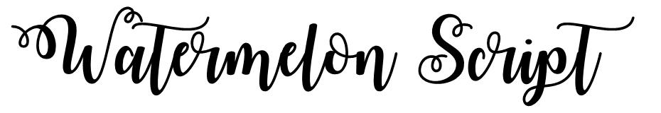 Download Watermelon Script Free Font Yellowimages Mockups