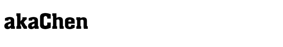 AkaChen Font font