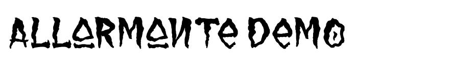 Allarmante font