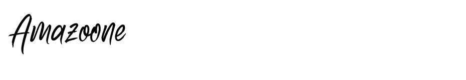 Amazoone font