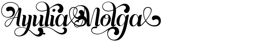 Ayulia Molga Demo Font font