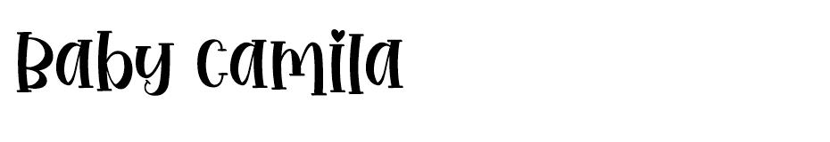 Baby Camila font