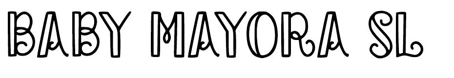 Baby Mayora Slab font