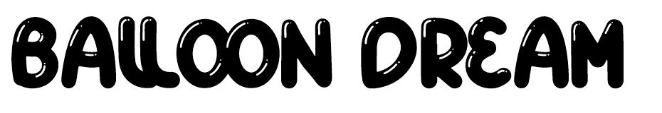 Balloon Dreams font