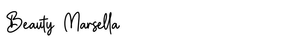 Beauty Marsella font