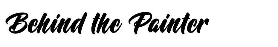Behind the Painter font
