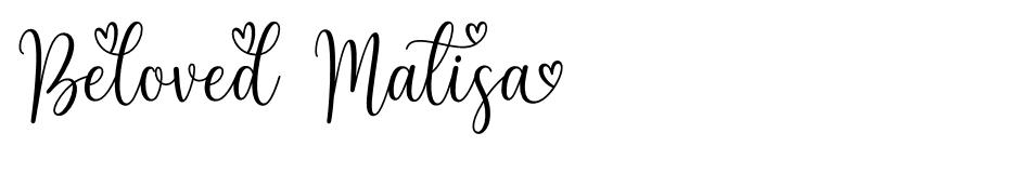 Beloved Matisa font
