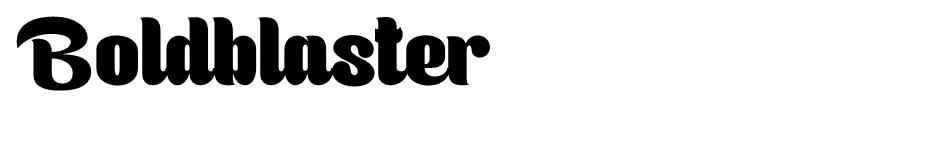 Boldblaster font