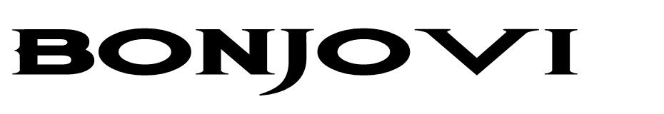 BonJovi font