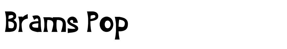 Brams Pop font