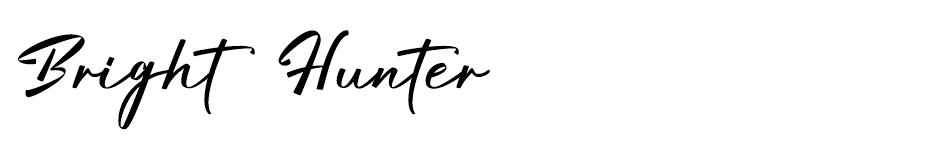 Bright Hunter font