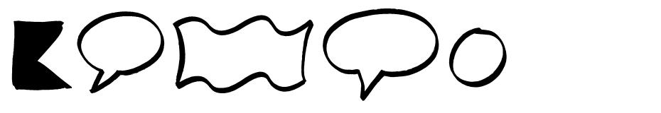Brush Shapes font