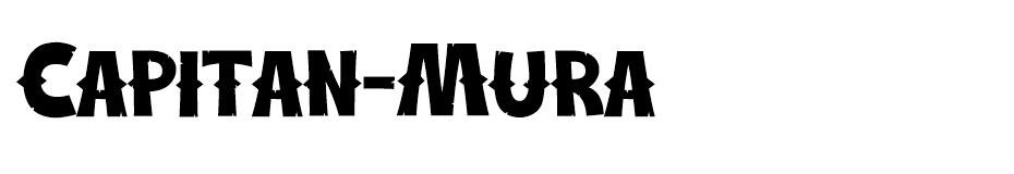 Capitan Mura font