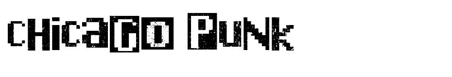 Chicago Punk font