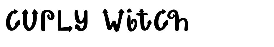 Curly Witch font
