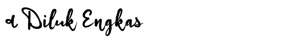 d Diluk Engkas font