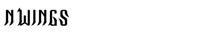 Demon Wings font