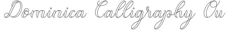 Dominica Calligraphy font