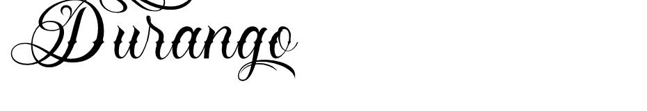 Durango font