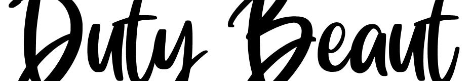 Duty Beauty font