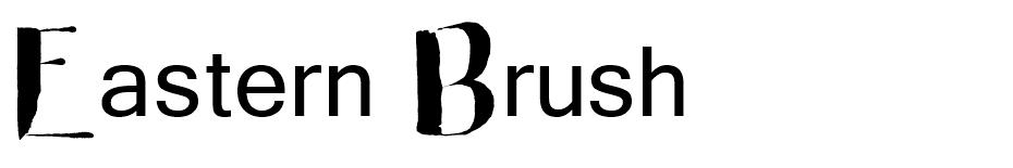 Eastern Brush font