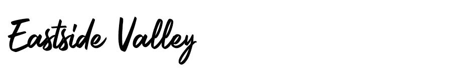 Eastside Valley font