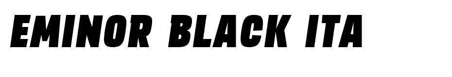 Eminor font