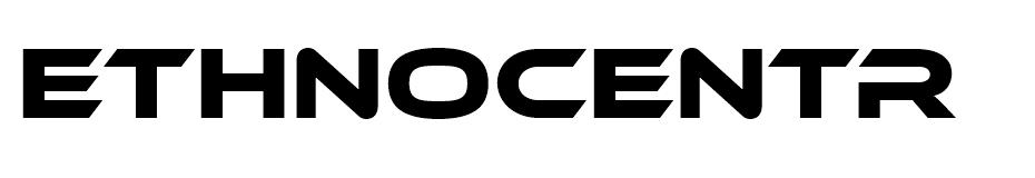 Ethnocentric Font Family free font