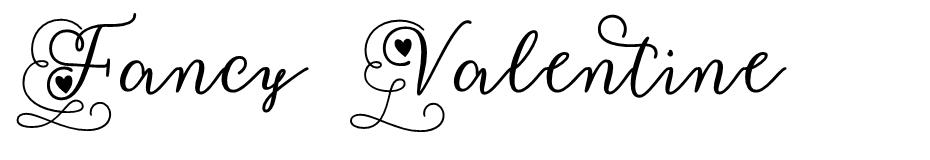 Fancy Valentine font