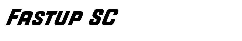 Fastup SC font