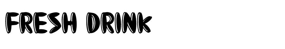 Fresh Drink font