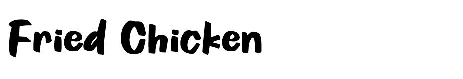 Fried Chicken font